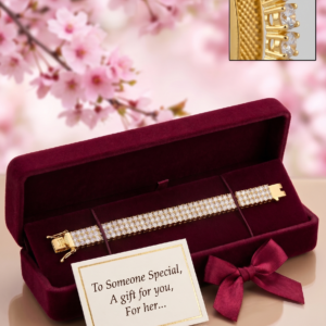 Radiant Diva Triple-Row Bracelet
