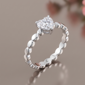 Heart Radiance Solitaire Ring
